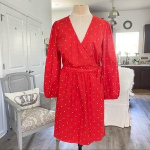 Old Navy Ditsy Floral Wrap Dress